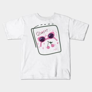 Glamor illustration with cherries. Kids T-Shirt